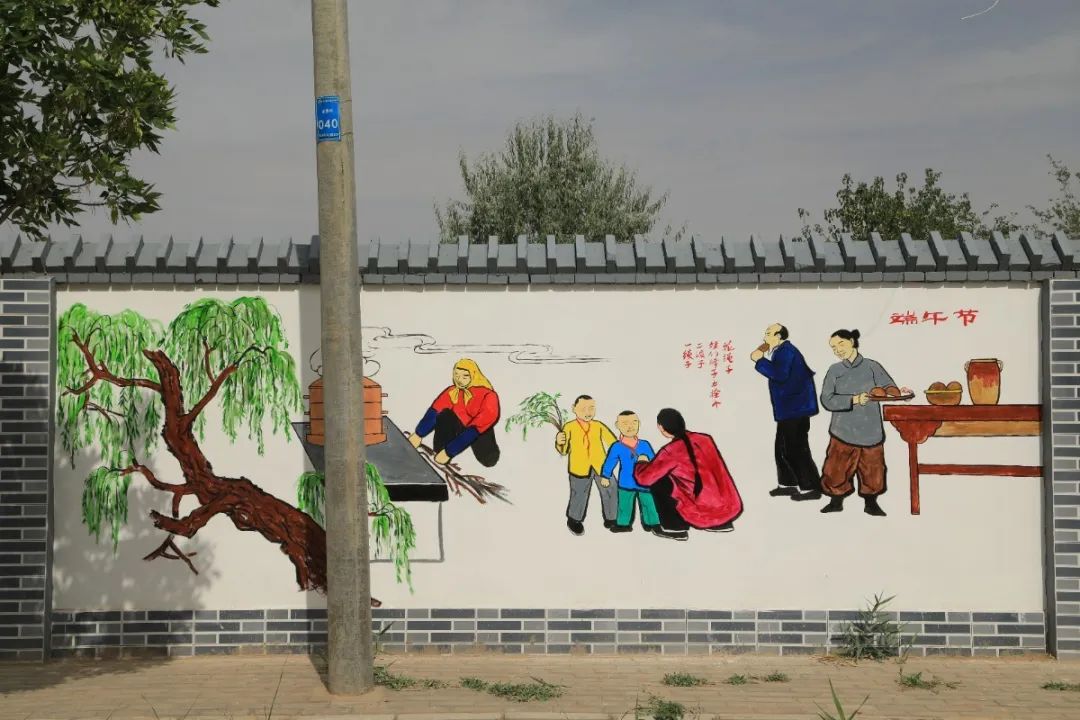 人文金川：特色文化墙 扮靓美丽乡村