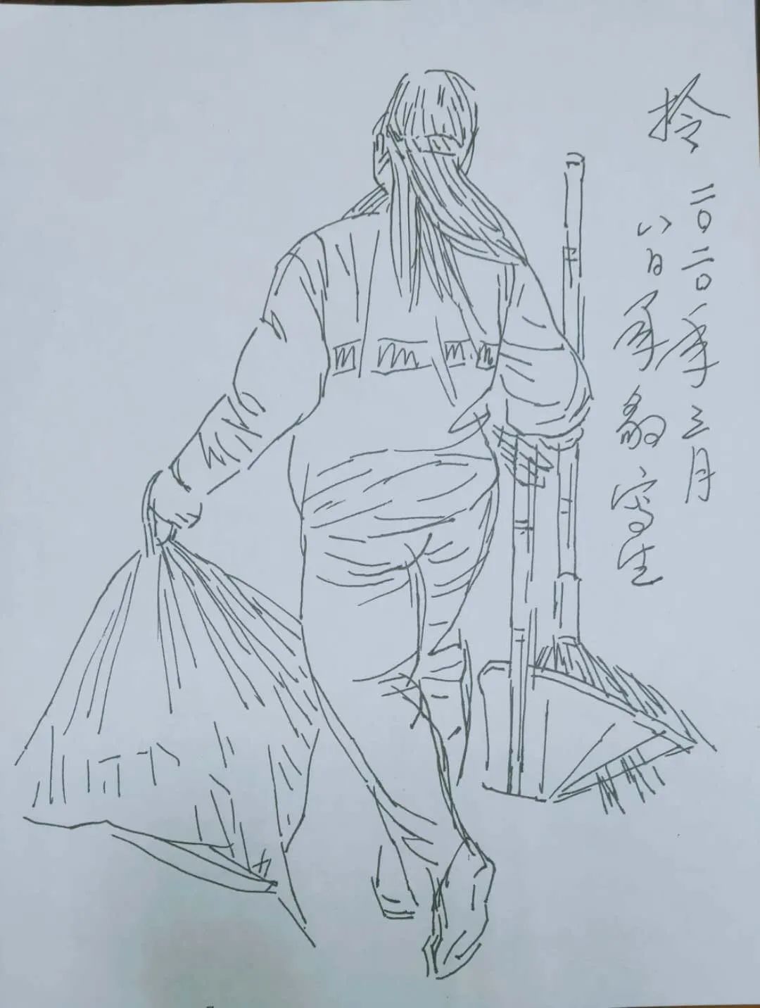 一人一艺·以艺战“疫” | 环卫工人:“疫”线上的美丽身影