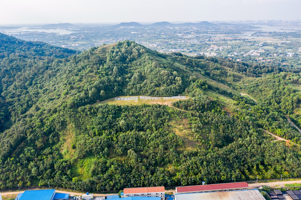 蔡甸区龙霓山修复后