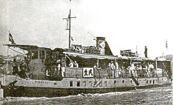 (民生轮,1926年上海订造的民生公司第一艘轮船)
