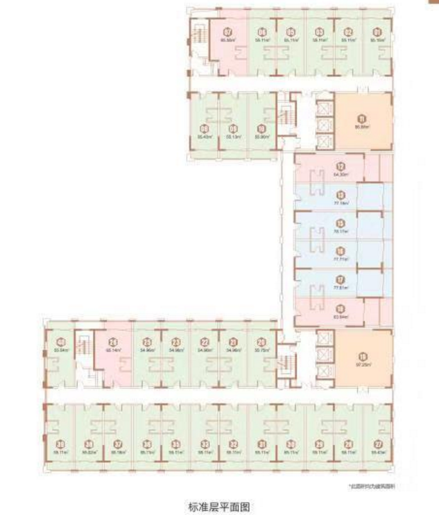 户型平面图55-96平