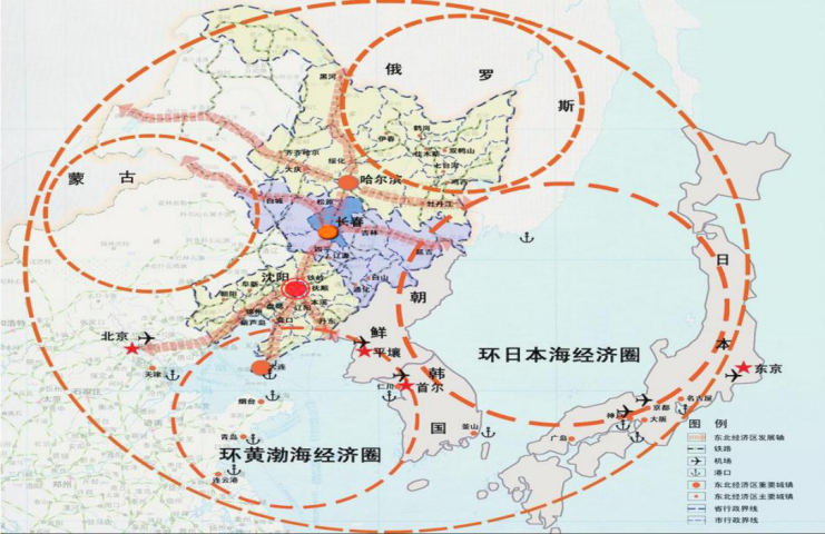 首先在地理位置上,沈阳就占有先天独有的核心优势.