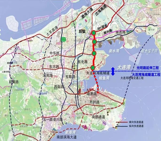 大连湾跨海大桥规划图片