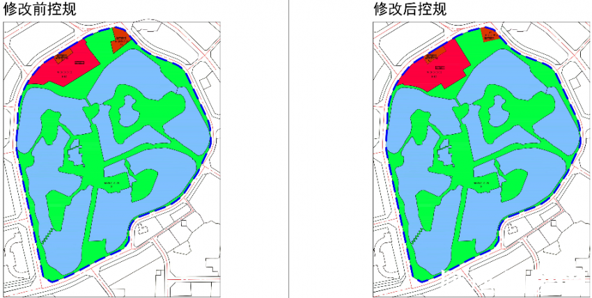 翠湖北門控規調整文物和公園綠地減少商業商務用地增加