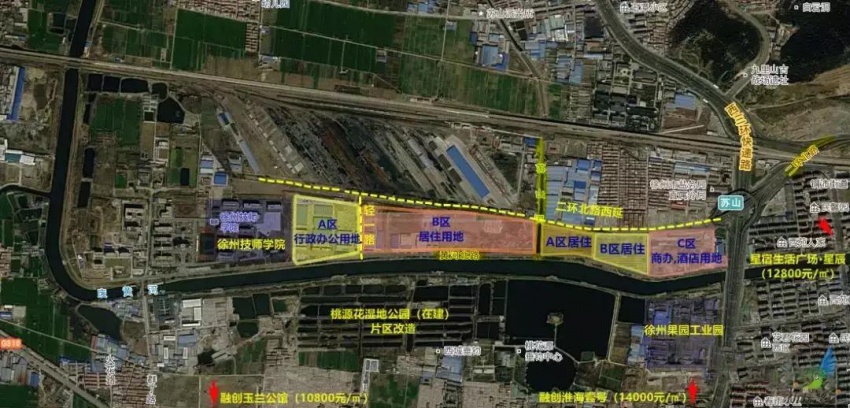 淮海国际陆港规划图图片