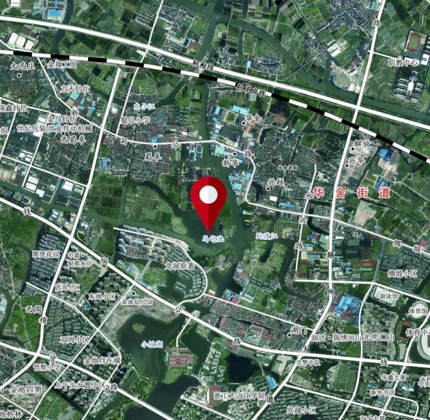 5平方公里,马宅池城市公园地处马宅池区块核心,规划面积约100公顷.