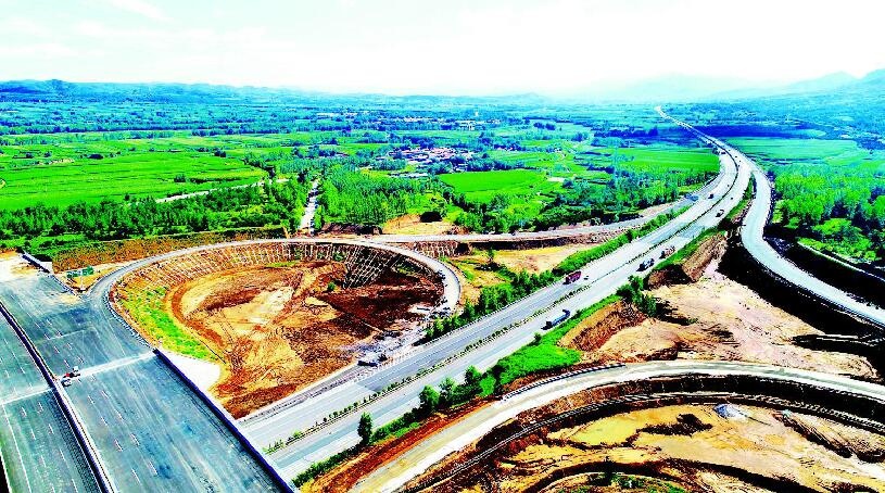 太原二环高速公路凌井店至龙白段即将竣工通车