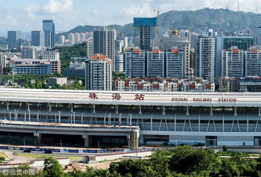 通达城市64个,珠机城轨一期具备通车条件,珠海机场t2航站楼动工建设