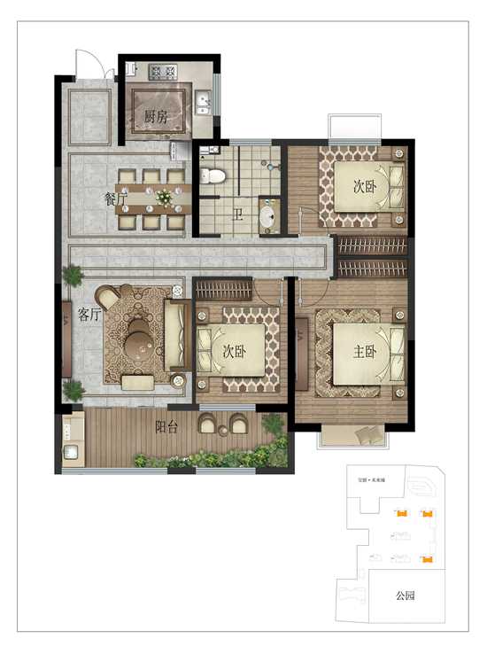 花海未来城户型图图片