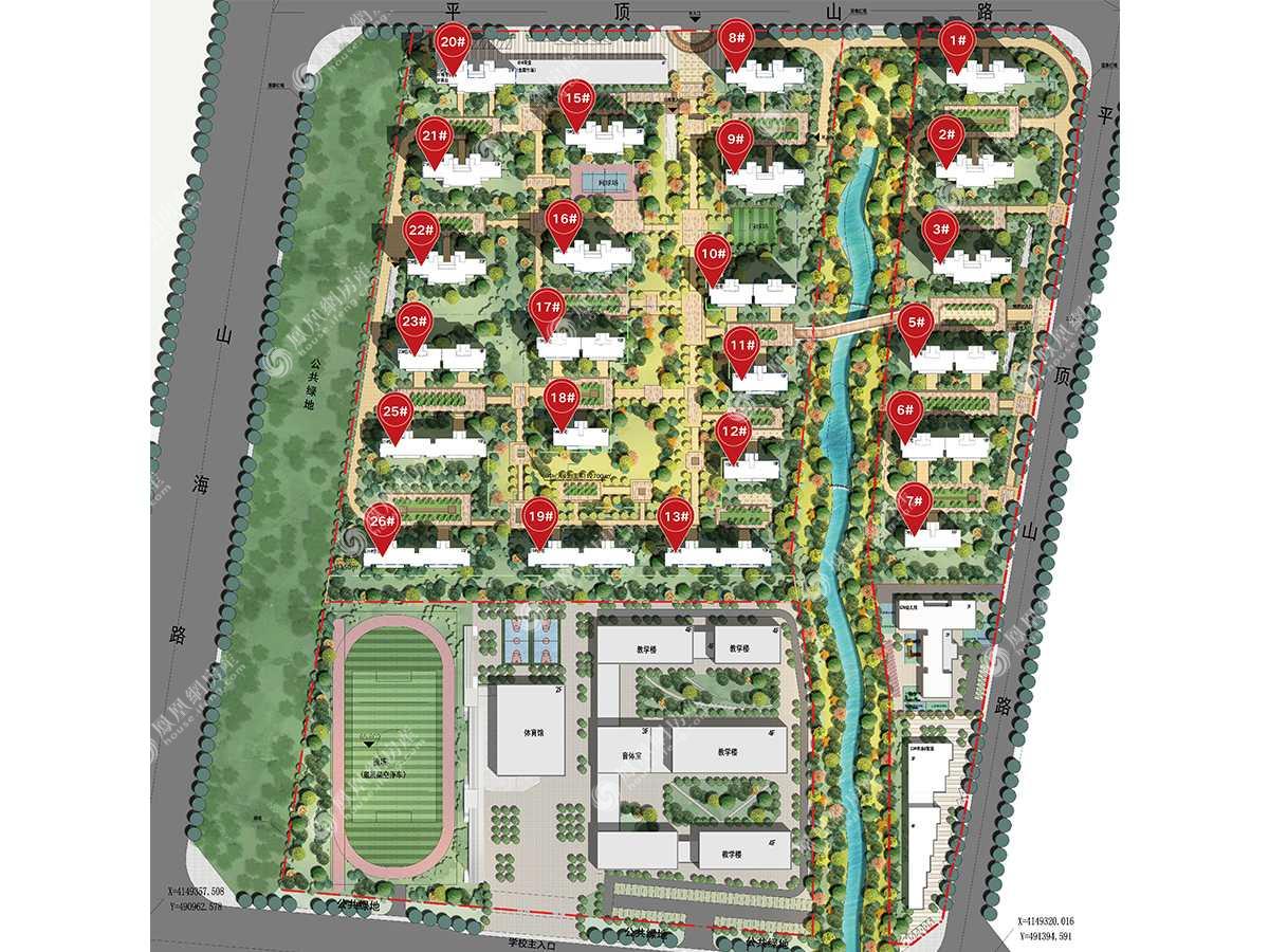 融创·蓝天壹號规划图2