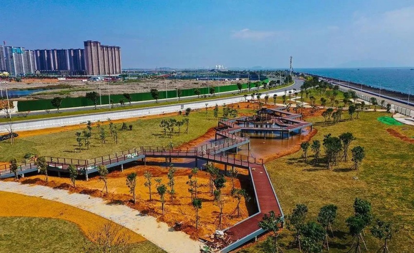国庆约定你津湾东海岸公园今天开园