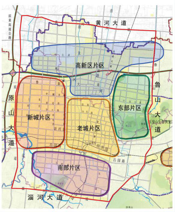 淄博规划局2021规划图图片