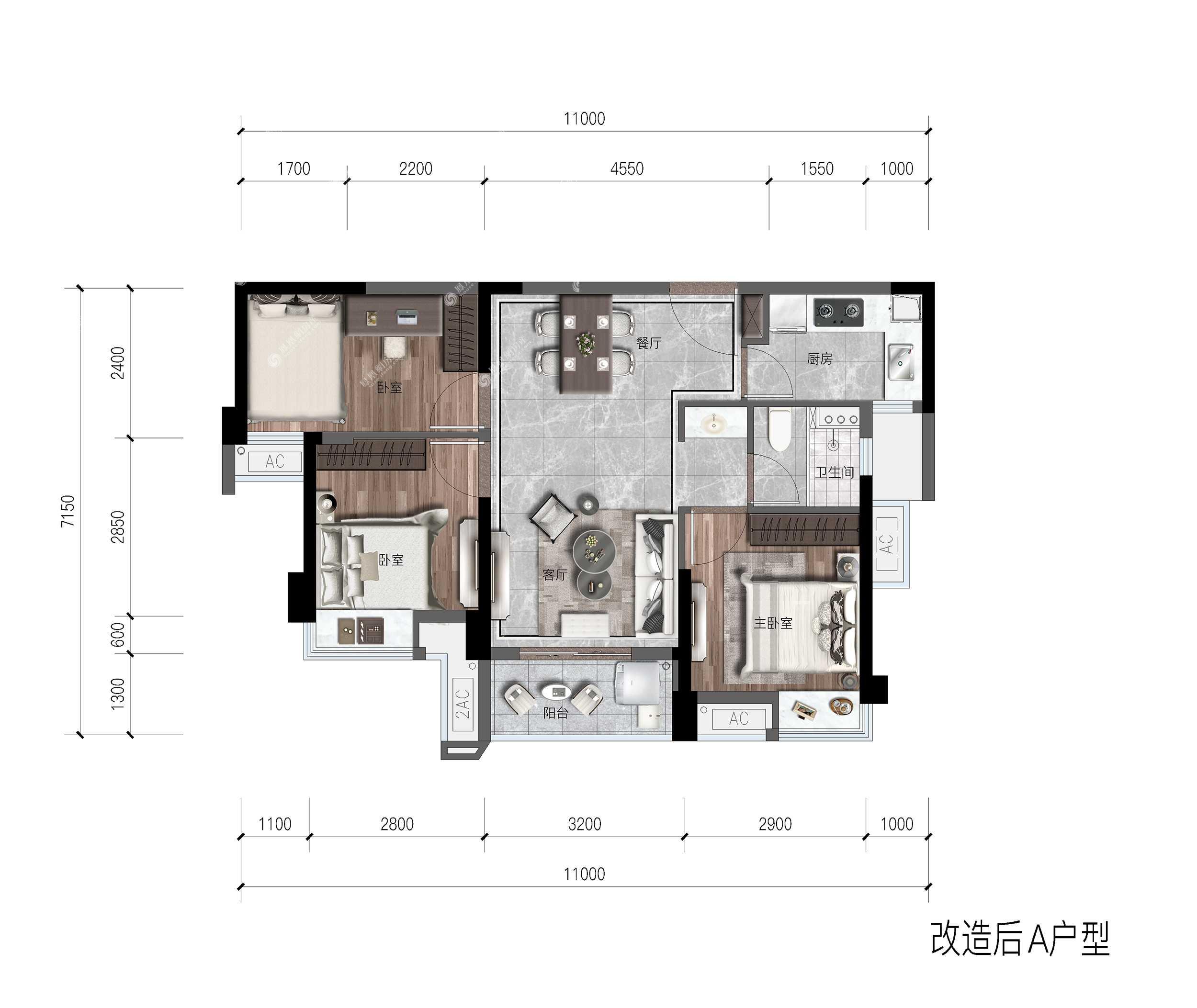 正荣府户型图图片