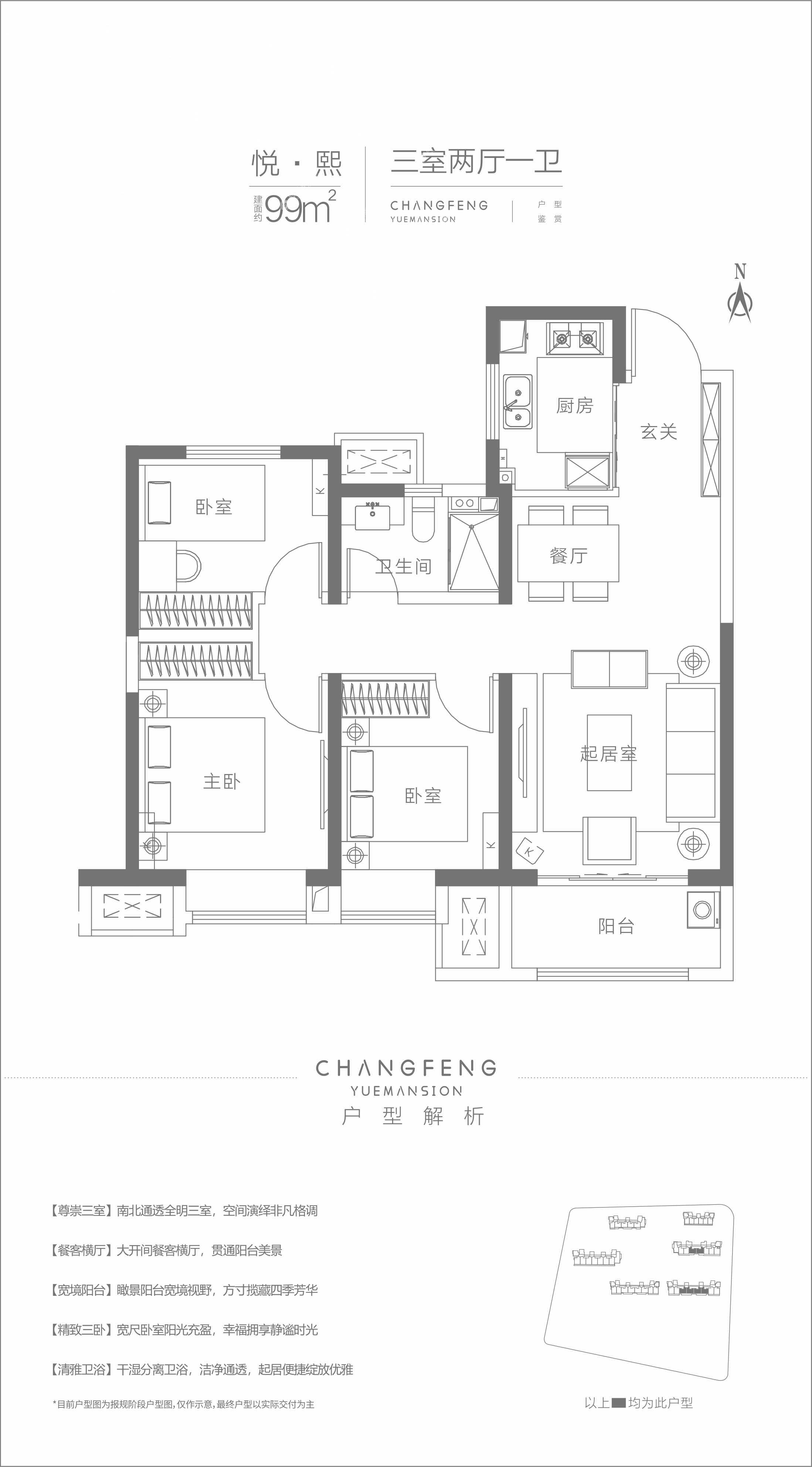 新城悦府户型图图片