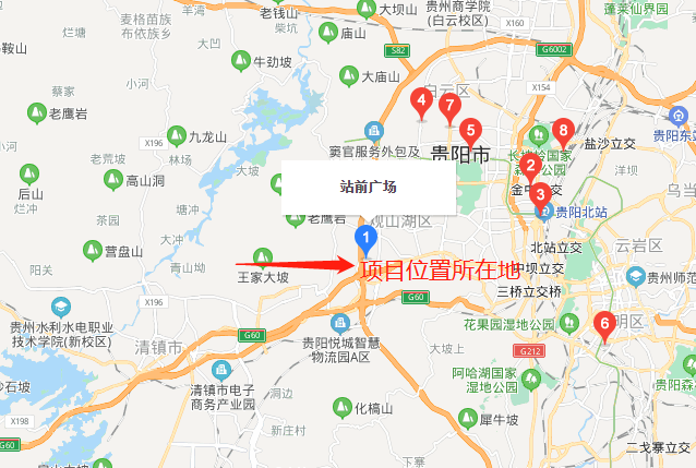 贵阳环城快铁金阳站站前广场批建