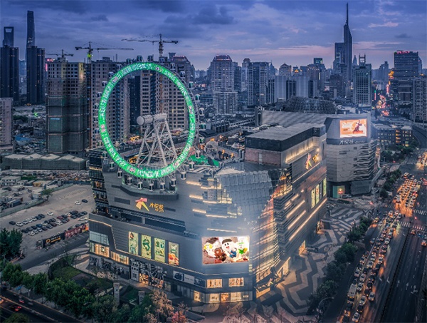 上海长风大悦城交通图片