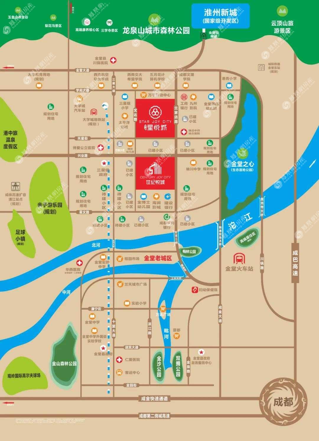 希望星悦城规划图2