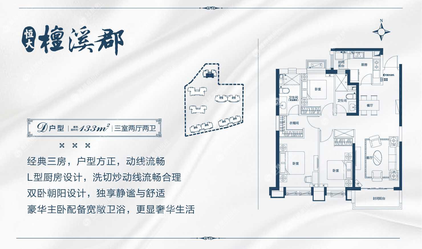 太原恒大檀溪郡户型图图片