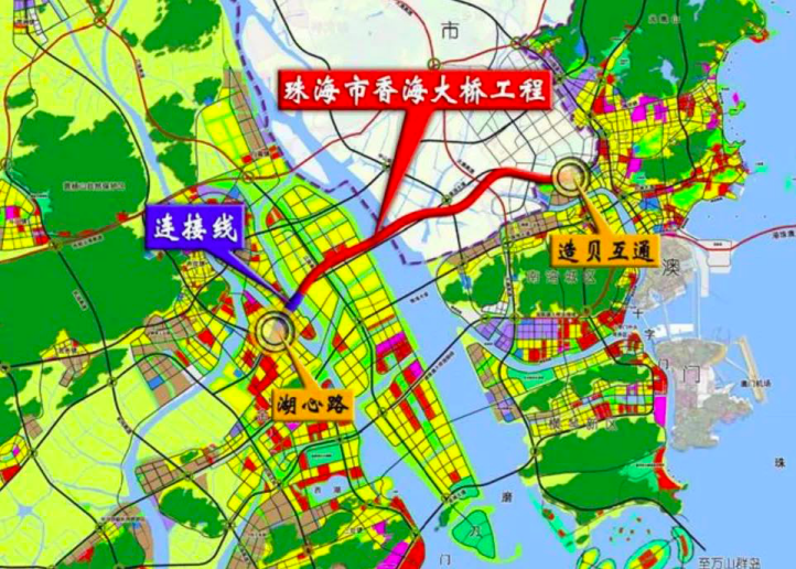 珠海双湖路规划图图片