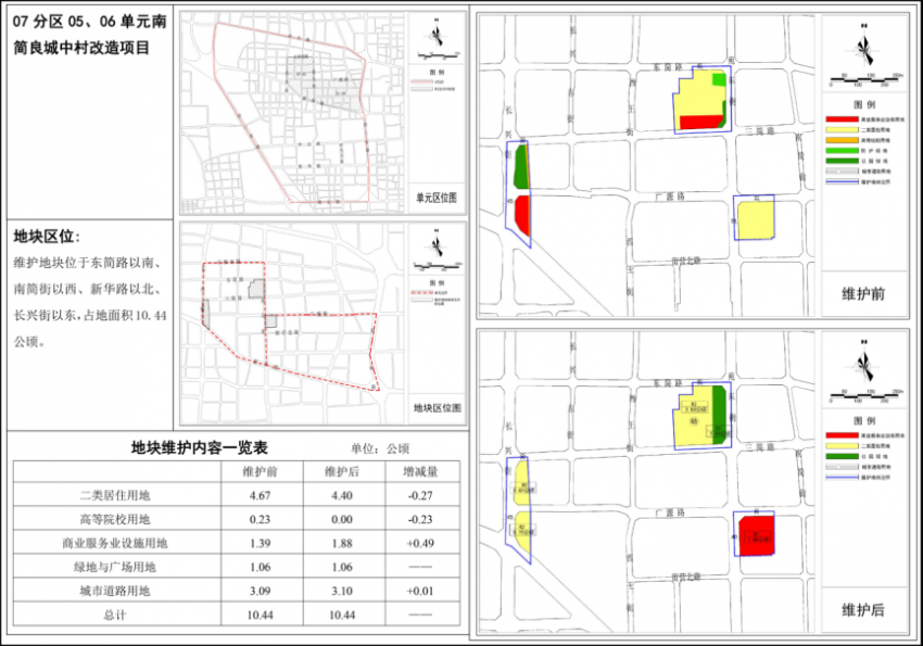 石家庄4地块调规含南简良城改及西三教旧厂区地块