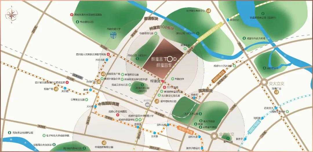 梓潼宫tod·梓潼四季规划图1