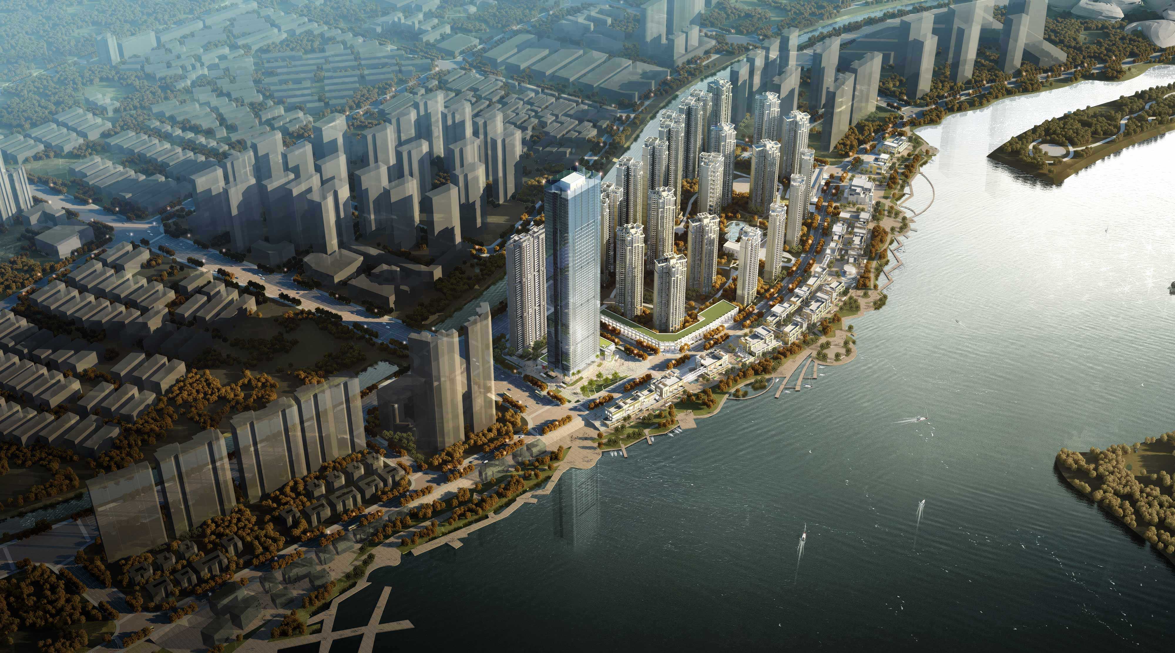 中建梅溪湖中心效果图3