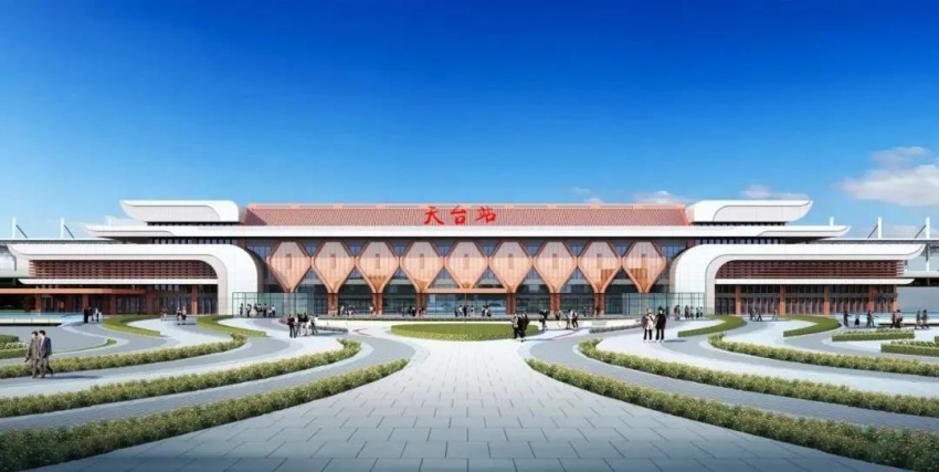 高铁天台站站前广场及配套工程第一时间节点如期完成