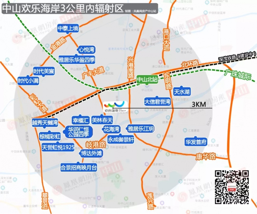 彩虹片区已攀上2万 !正华丽蜕变 !——凤凰网房产中山