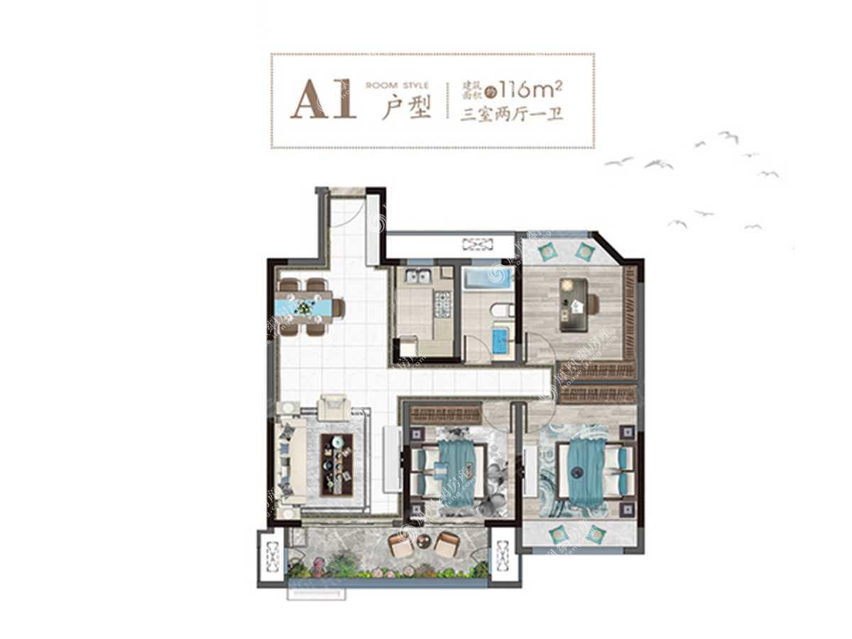 亚新茉莉公馆户型图图片