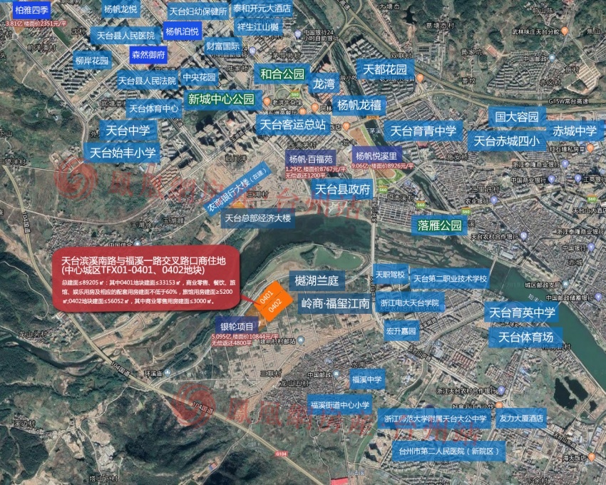 652亿杨帆摘涉宅地天台一商业街区要来了