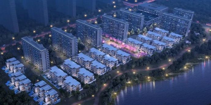 生态通廊核芯 低密湖居墅区	