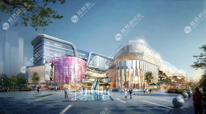 星桥七彩小镇商业街效果图