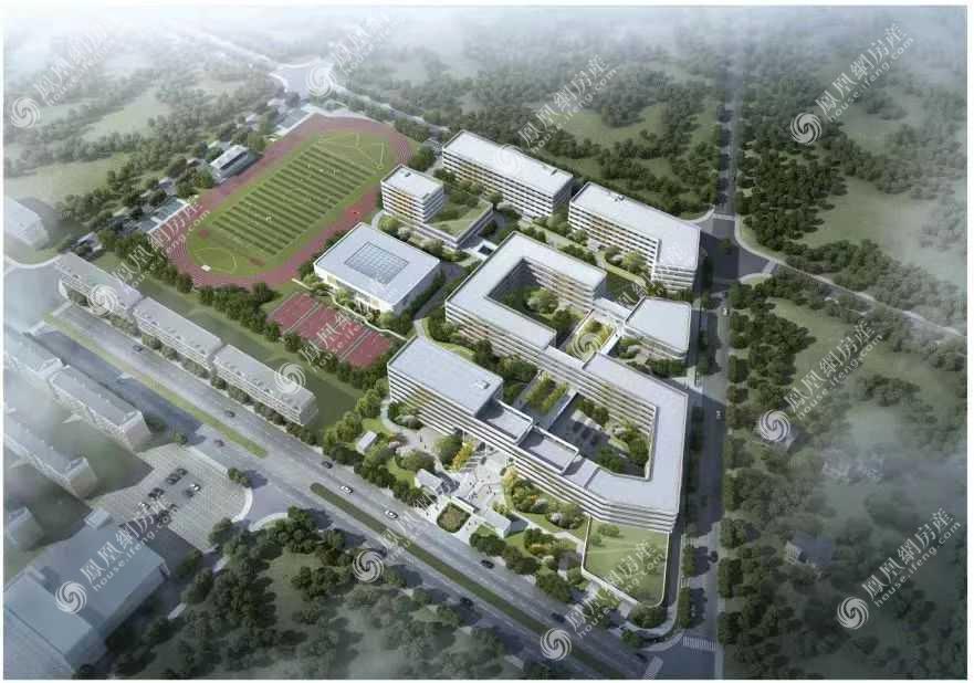 杭四中江东学校效果图