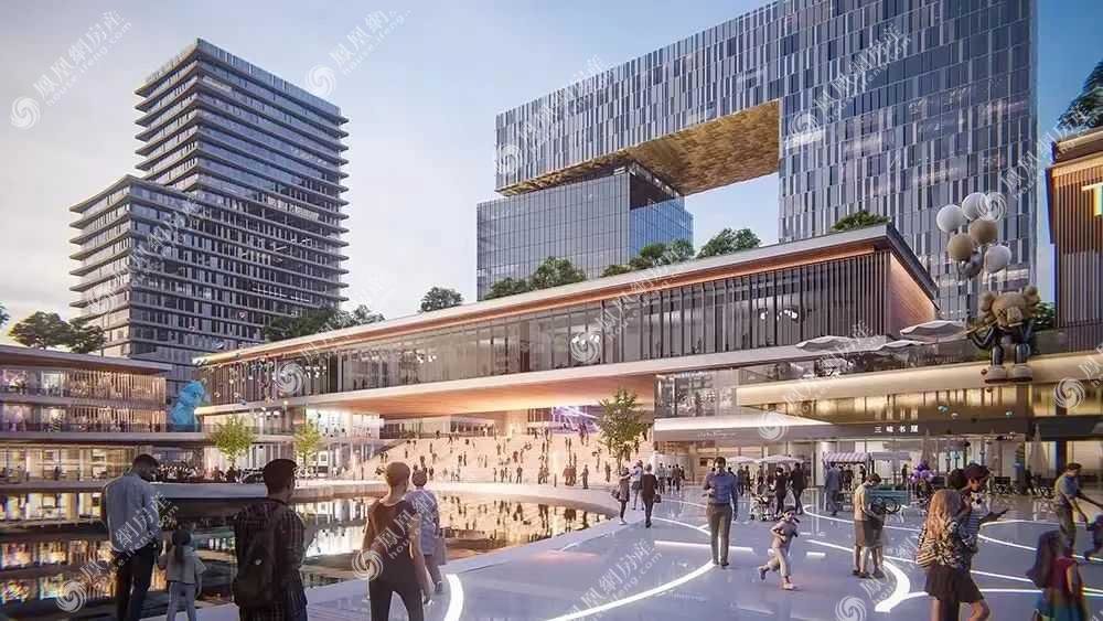 运河湾国际旅游休闲商业综合体效果图