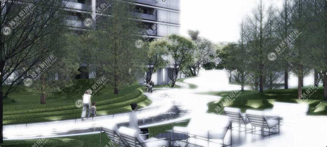 绿城·馥香园景观创作意向图，仅供学术交流