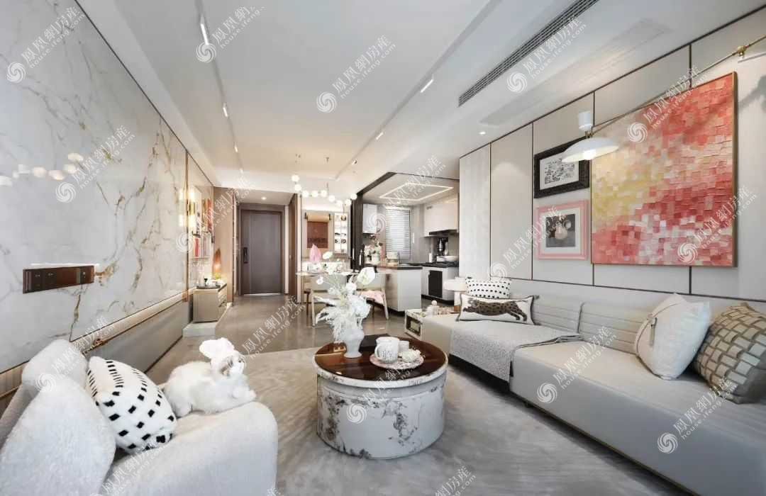  建筑面积102m²展示样板房实景图