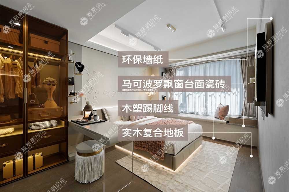  建筑面积102m²展示样板房实景图