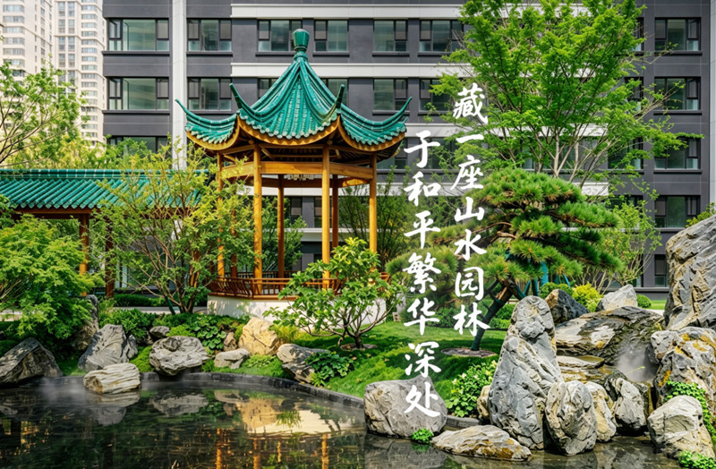 于和平繁华深处 藏一座山水园林