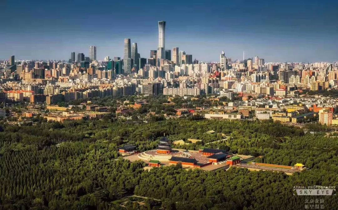航拍北京 瞰千年古都的时代新颜