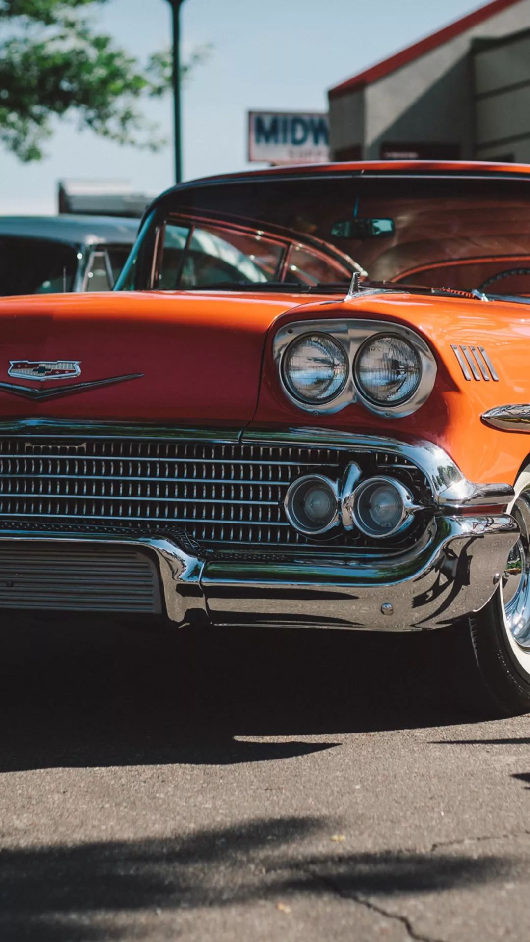 壁纸|来一波经典的雪佛兰bel air