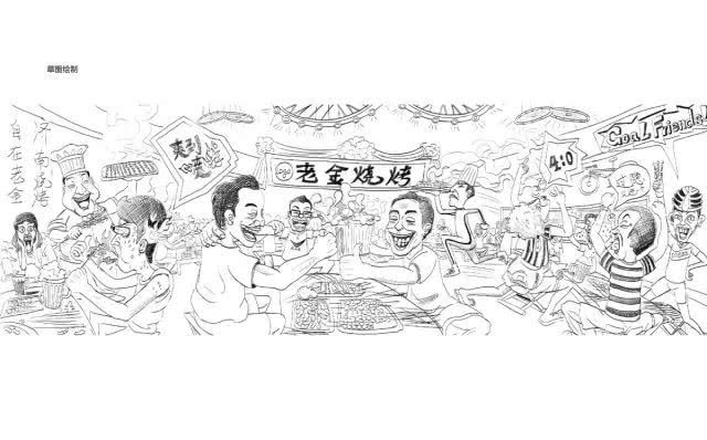 烧烤圈:烧烤店正在转型,vi设计～成功的烧烤店必不可少!