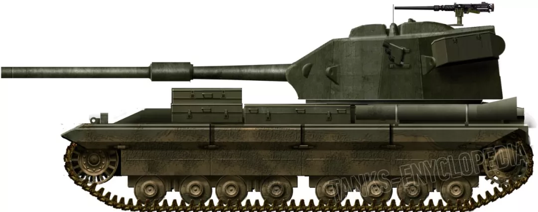 英伦巨兽:从未服役的fv215b重型坦克