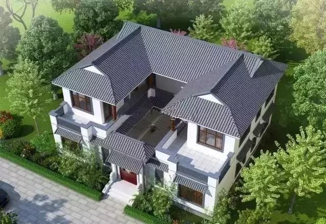 中式风格轻钢别墅设计