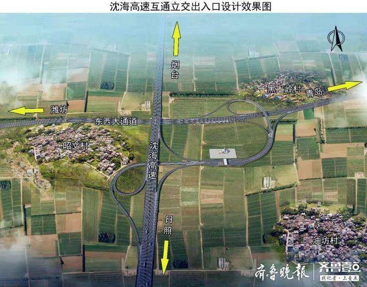 胶州东西大通道工程启动!途经上合示范区计划2022年完工__凤凰网