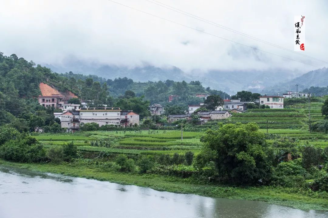 行摄村落闽南的雨溪坂村的仲夏安溪溪坂村
