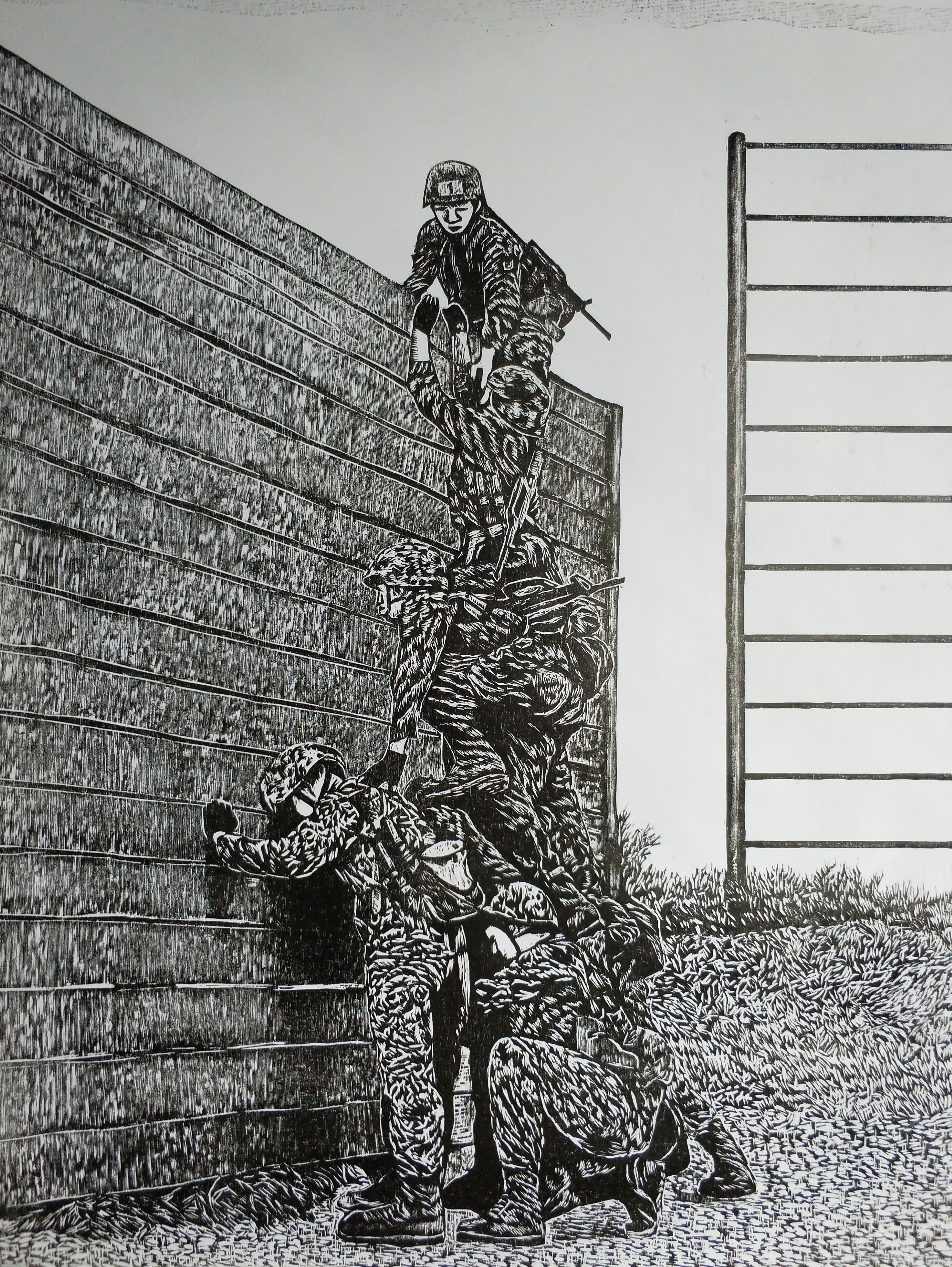 建国七十周年,奋进新时代—国礼画家付廷勇版画作品展