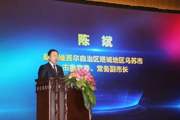 陈斌创新协调绿色开放共享乌苏着力优化营商环境