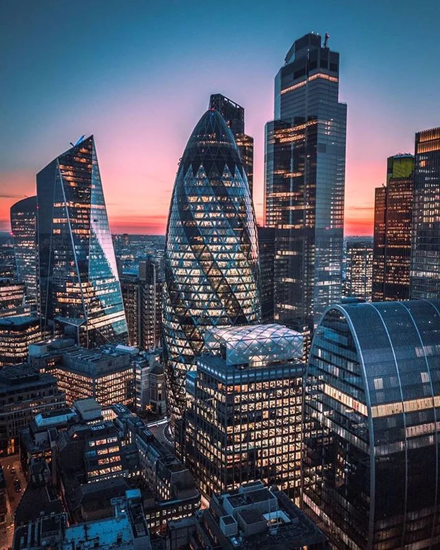 24张伦敦城市风光片,独具魅力的光影
