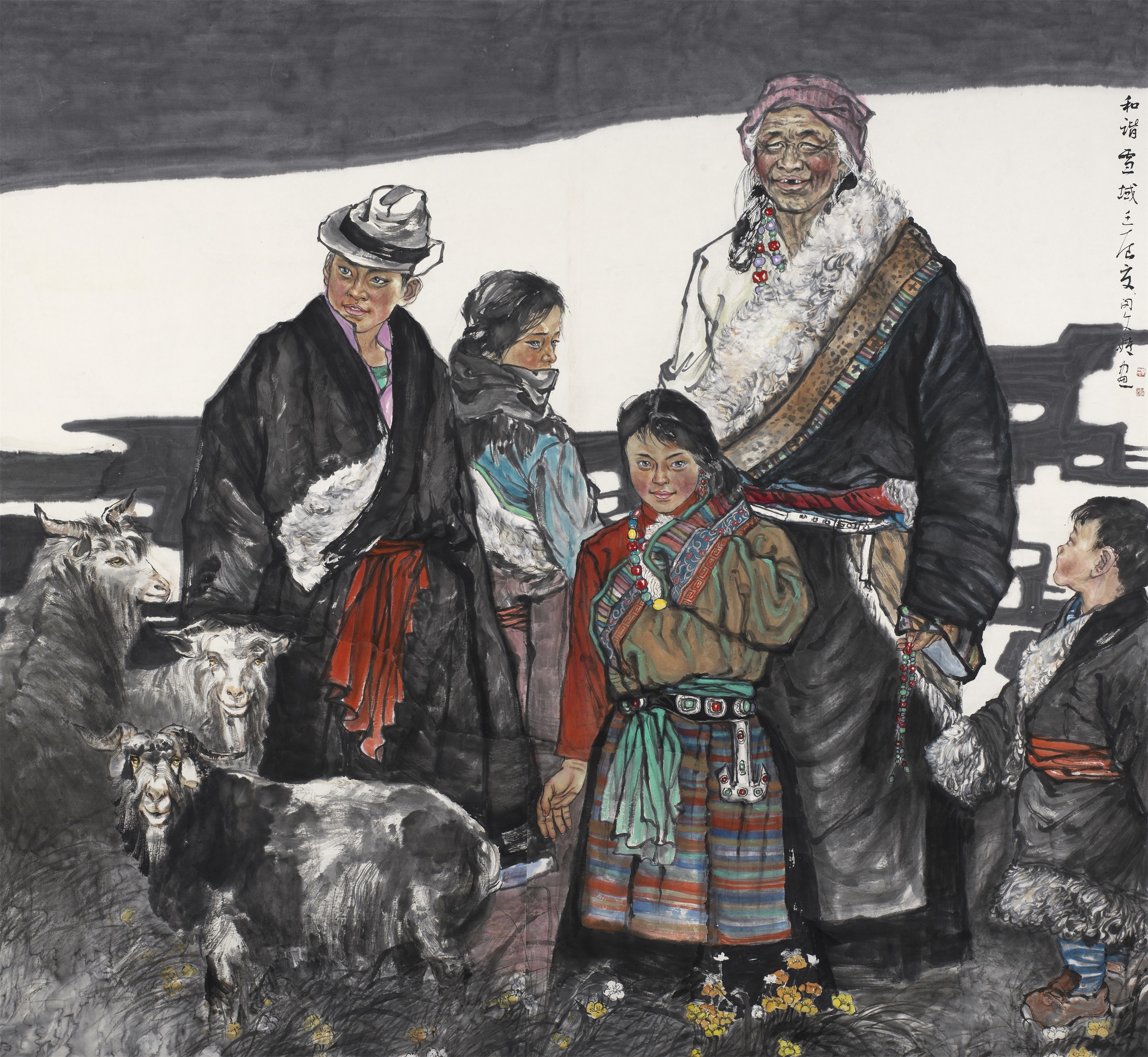 庆祝新中国成立70周年当代名家邀请展画家闵文婧