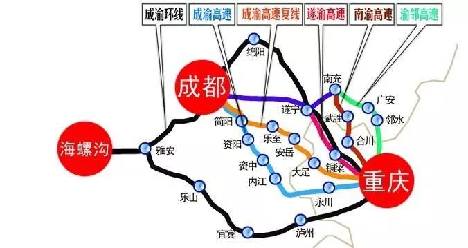 渝遂复线高速公路节点图片